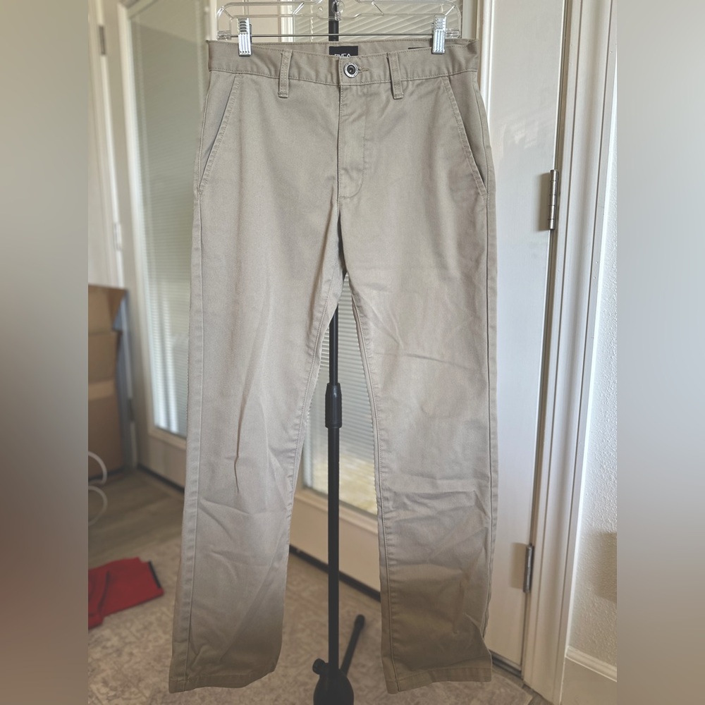RVCA Men’s The Week-End Fit Khaki Chino Pants sz 30 Gently used, good condition